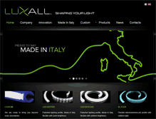 Tablet Screenshot of luxall.it